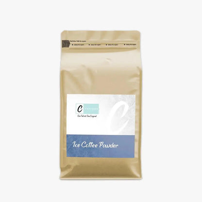 Caffeeegy.Co premium ice coffee powder packaging for refreshing iced beverages