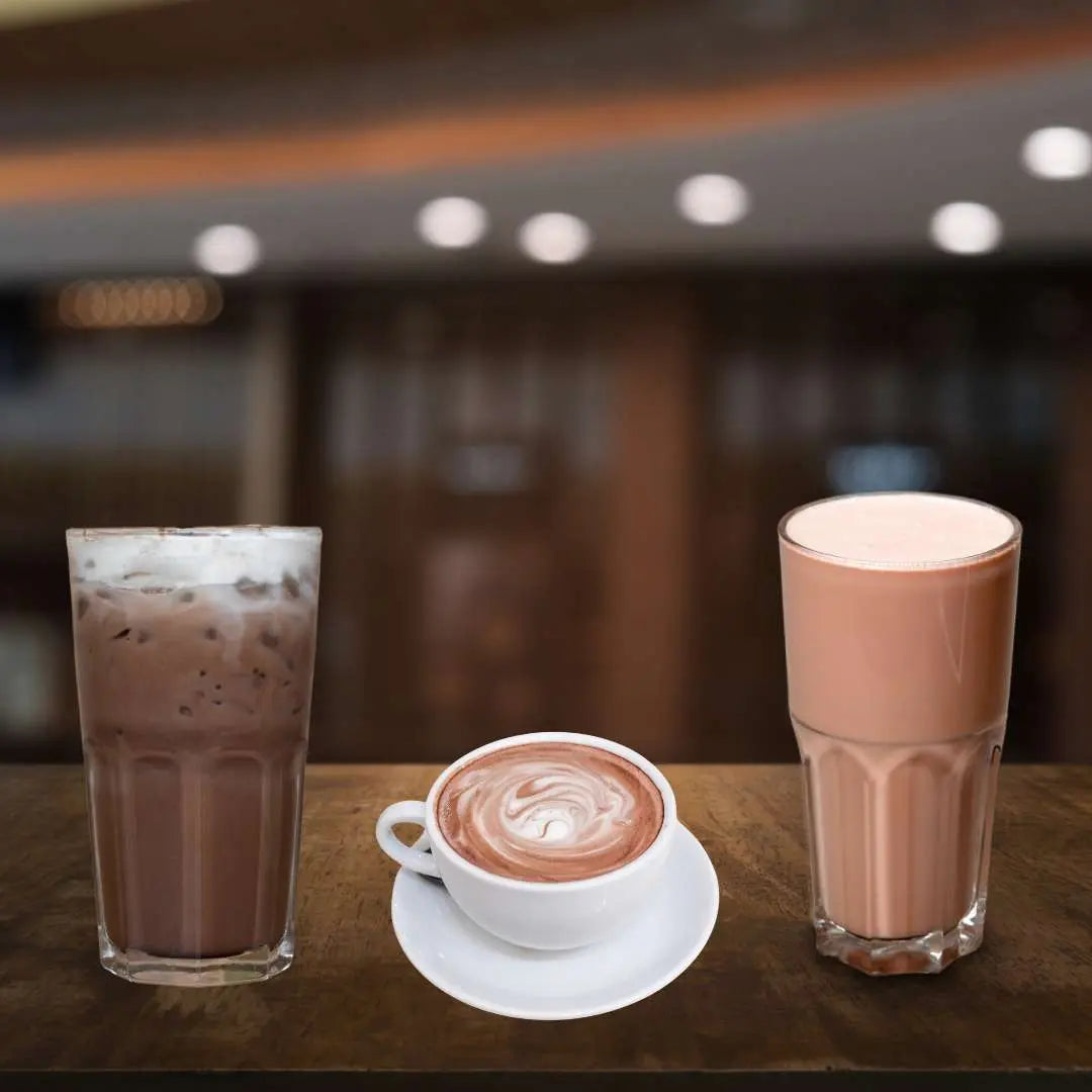 Caffeeegy.Co authentic cocoa flavors powder in hot and cold beverages