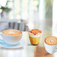 Handcrafted Caramel Brews coffee in cups showcasing rich caramel flavors