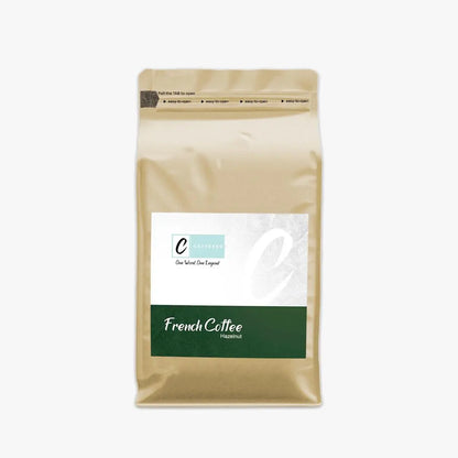 Caffeeegy.Co hazelnut french coffee blend, medium roast, 12-ounce bag