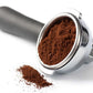 Caffeeegy.Co premium espresso coffee beans ground in a portafilter for rich flavor